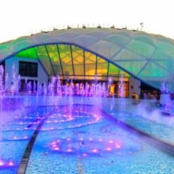 Yas Marina fountain